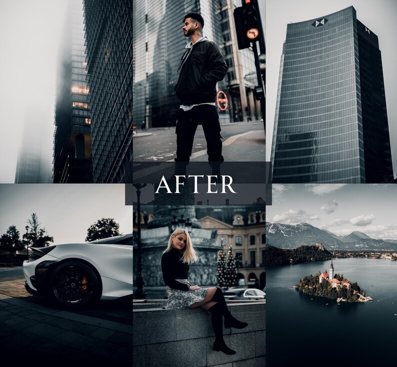 暗影院风格Lightroom预设 20款情绪电影感滤镜 含手机DNG与电脑PS ACR XMP文件