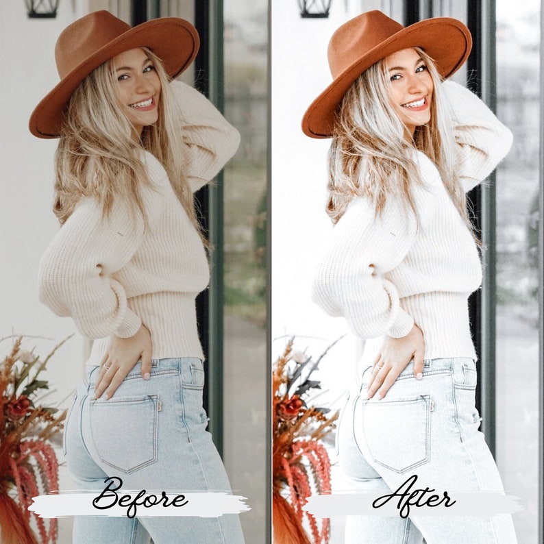 Lightroom预设 白色干净通透滤镜 10个手机DNG+电脑XMP预设 网红博主同款调色包