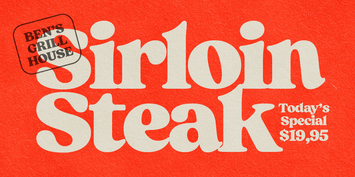 Sunday Club复古怀旧英文字体 110+替代字符含多种连字 品牌餐饮菜单咖啡馆标题设计 MyFonts - Sunday Club Font