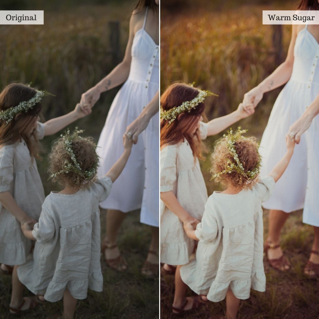 爱情故事奶油色Lightroom预设 24款浪漫怀旧色调 春季情侣婚纱摄影调色滤镜 The Luxe Lens - Love Story Lightroom Presets - Desktop & Mobile