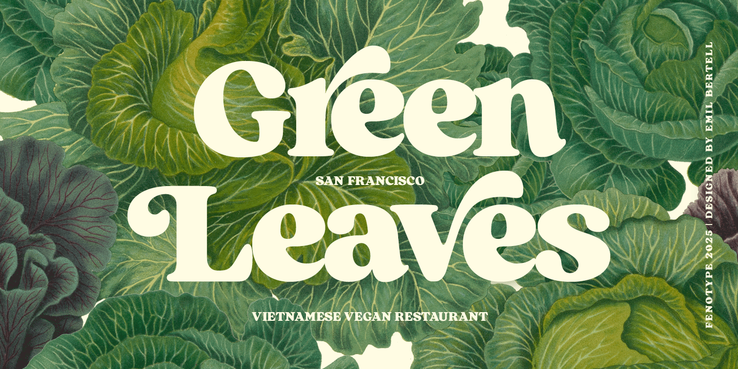 Sunday Club复古怀旧英文字体 110+替代字符含多种连字 品牌餐饮菜单咖啡馆标题设计 MyFonts - Sunday Club Font