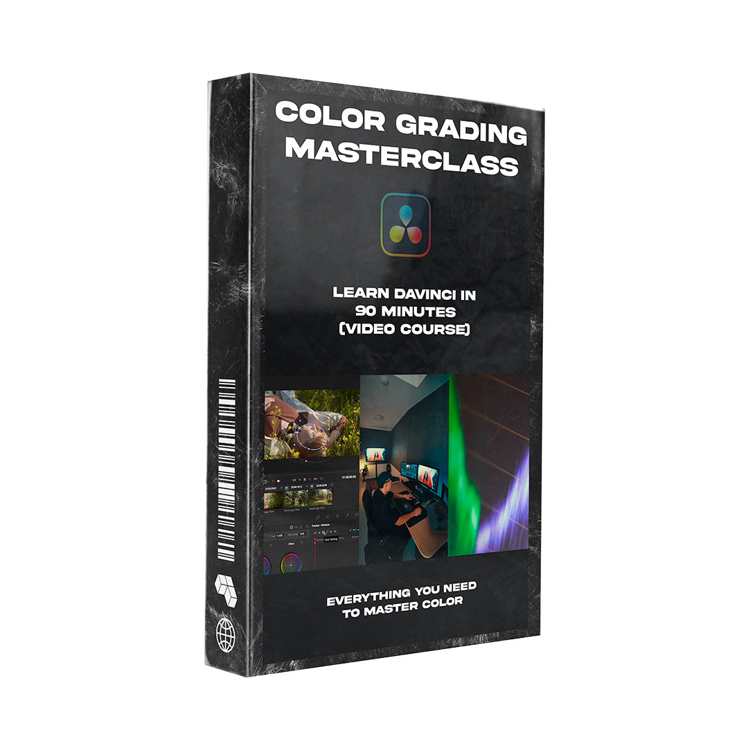 达芬奇色彩分级大师课 Vincent专业调色系统课程 含实战案例与独家节点工具包Vincent Color Film - Color Grading Masterclass