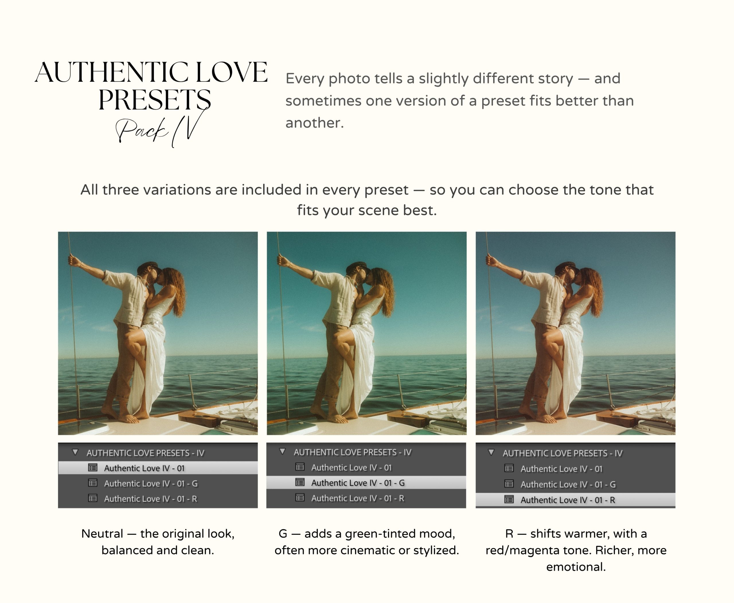 LR摄影预设 Authentic Love Pack 04 情侣摄影调色 婚礼影像修图