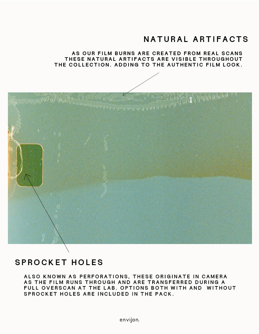 Envijon 真实胶片燃烧叠加素材 20个4K ProRes灼烧纹理转场 含音效 带齿孔选项 电影感特效 Film Burn Collection