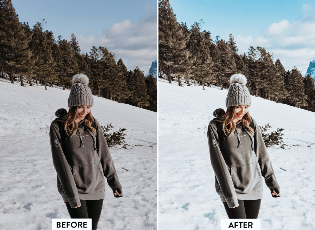 冷冬风格Lightroom预设 10款LRTEMPLATE XMP DNG 冬季雪景节日博主圣诞摄影调色 Filtergrade - Cold Winter Lightroom Preset