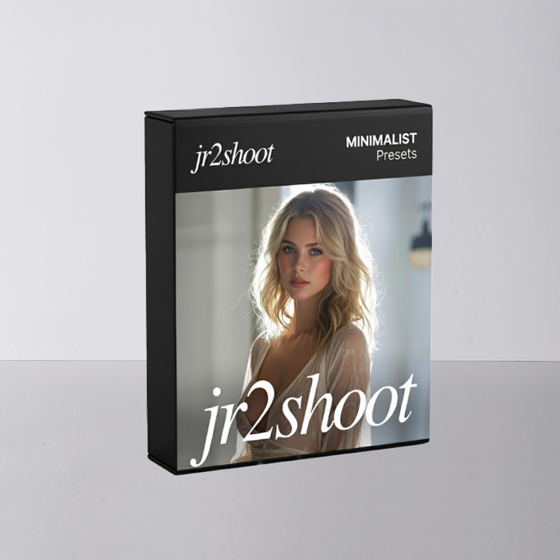 JR2shoot Studio极简主义Lightroom预设包 精心调校ins风高级感滤镜 照片精炼去冗调色