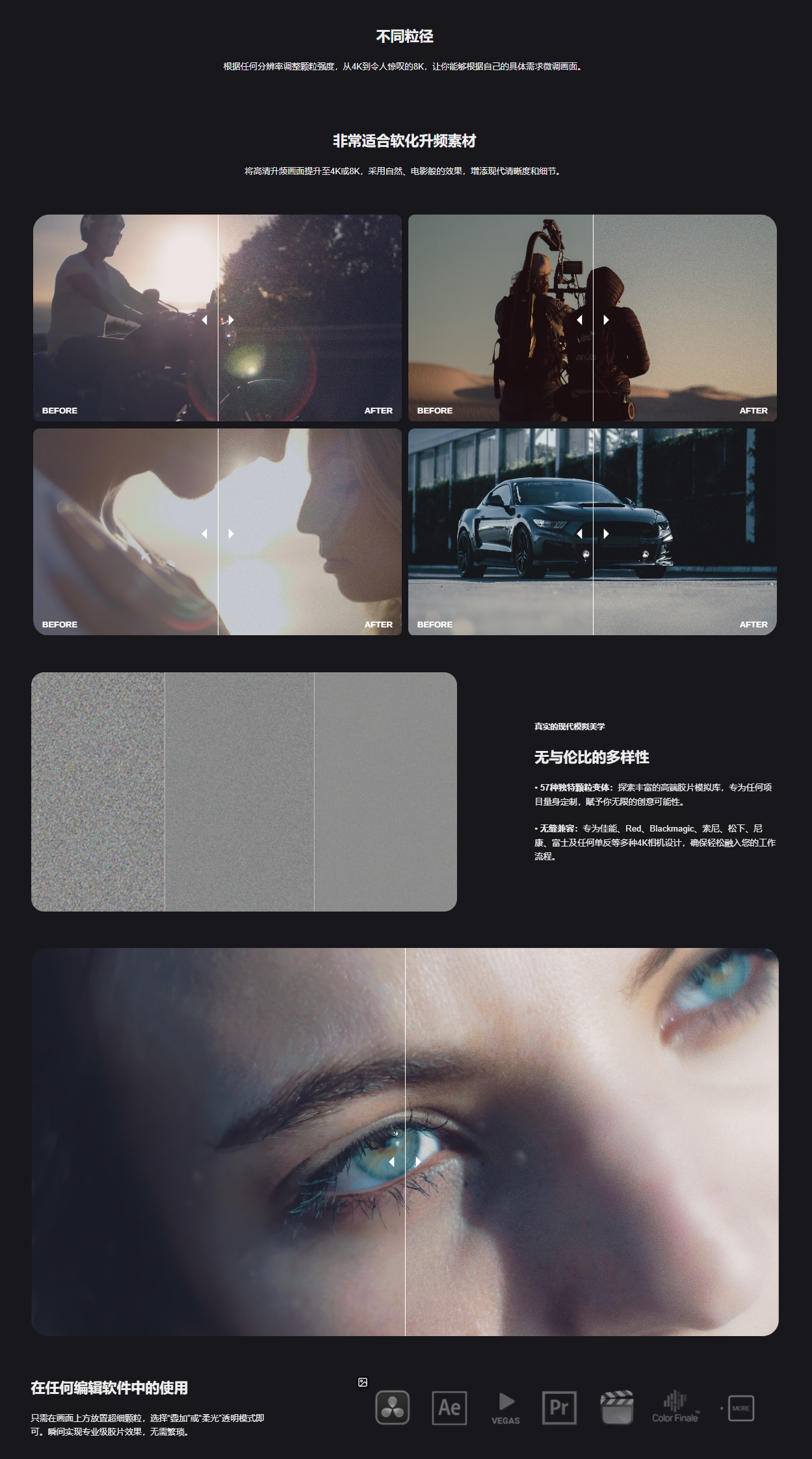 SpectrumGrades超胶片颗粒叠加素材 模拟8mm/16mm/35mm真实有机胶片质感 4K专业视频插图6 SpectrumGrades超胶片颗粒叠加素材 模拟8mm/16mm/35mm真实有机胶片质感 4K专业视频