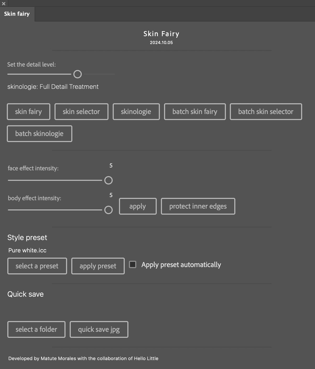 AI皮肤编辑Photoshop插件Skin Fairy 一键自动遮罩4种皮肤等级批量处理人像后期工具 Skin Fairy [Revolutionary AI Skin Editing Photoshop Plugin]