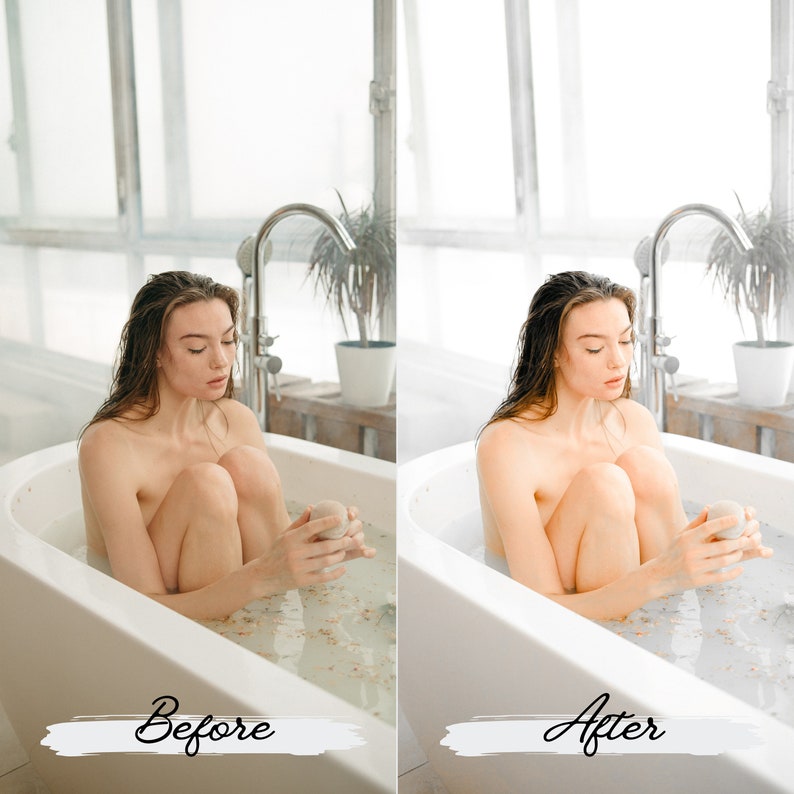 Lightroom预设 白色干净通透滤镜 10个手机DNG+电脑XMP预设 网红博主同款调色包