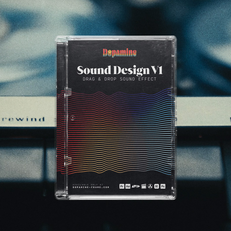 电影感音效设计素材包150个高级音效 撞击呼啸大气环境声视频剪辑配乐音频库  Dopamine Frame - Sound Design Pack V1
