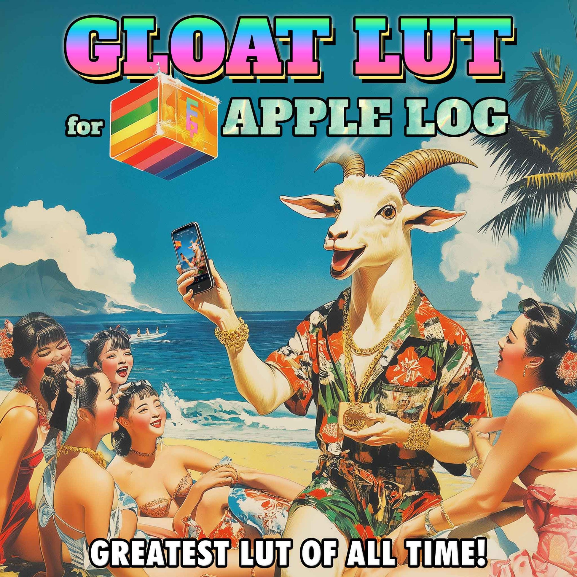 EpicTutorials GLOAT LUT Apple Log专业电影感调色预设 自然肤色平滑高光 iPhone拍摄专用LUT