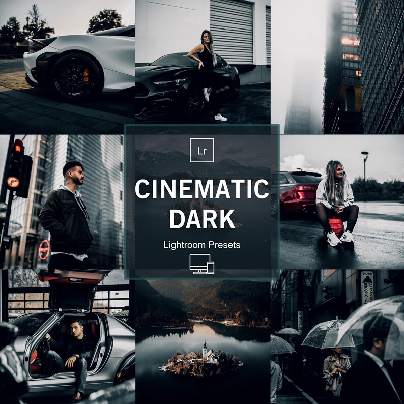 暗影院风格Lightroom预设 20款情绪电影感滤镜 含手机DNG与电脑PS ACR XMP文件
